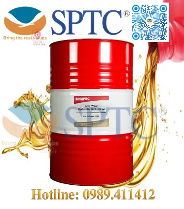 Hình ảnh: Dầu thuỷ lực Sinopec Hydraulic Oil L-HV 68