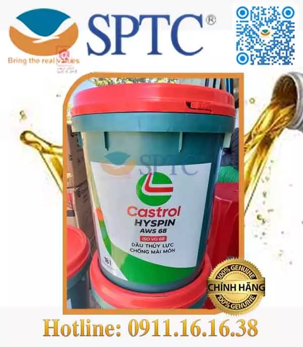 Hình ảnh: Dầu thuỷ lực Castrol Hyspin AWS 68