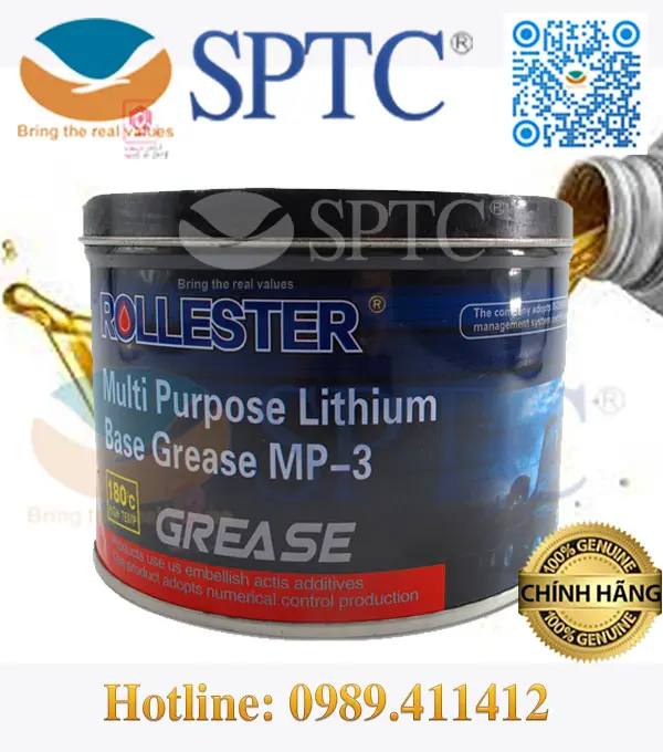 Hình ảnh: Mỡ chịu nhiệt độ cao Rollester Multi Purpose Lithium MP3