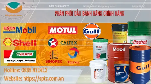 Đại lý cấp 1 phân phối dầu bánh răng tại Hải Phòng và các tỉnh Miền Bắc