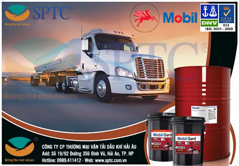 Hình ảnh: Một trong các loại dầu nhớt dành cho xe tải và xe đầu kéo.