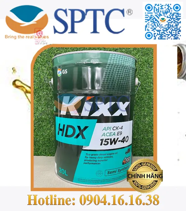 Hình ảnh: Dầu động cơ Kixx HDX 15w40 CK-4