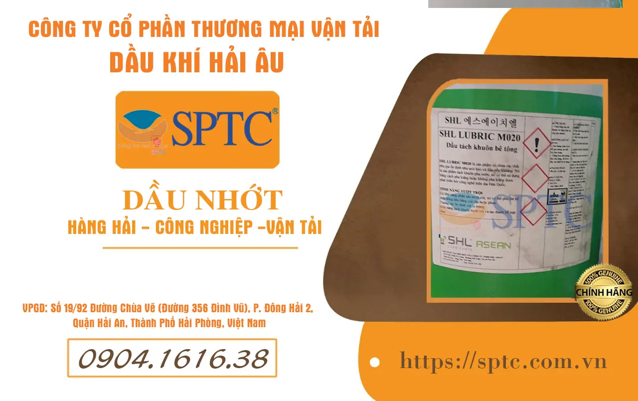 Đại lý cấp 1 phân phối Dầu tách khuôn bê tông SHL Lubric M020 tại Hải Phòng và các tỉnh Miền Bắc