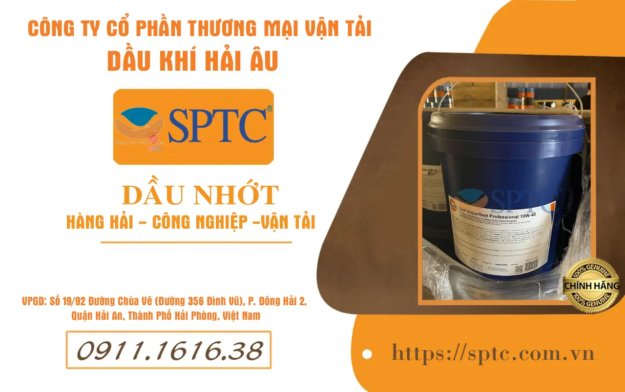 Đại lý cấp 1 phân phối dầu động cơ Gulf Superfleet Professional 10w40 tại Hải Phòng và các tỉnh Miền Bắc